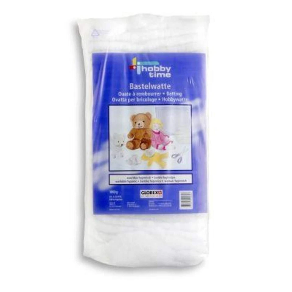 Glorex Bastelwatte, weiß, 1 Kg