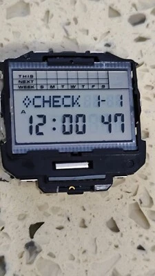 Casio DBC-600/610/61 mod 676 movimiento trabajo para piezas NOS Foto 1 de 4