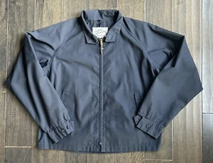 Vintage 60s 70s English Squire ZIp Up Harrington Jacket Mens Sz 42 Crop Fit - Picture 1 of 8