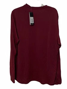 NWT Men's Adidas Creator Tee Burgundy Athletic T Shirt Long Sleeve Casual Sport - Picture 1 of 8