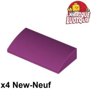 Lego 4x Slope Curved Brick 2x4 x2/3 Magenta 88930 New - Picture 1 of 1