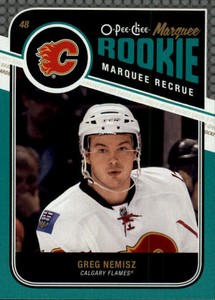 2011-12 O-Pee-Chee Calgary Flames Hockey Card #593 Greg Nemisz Rookie