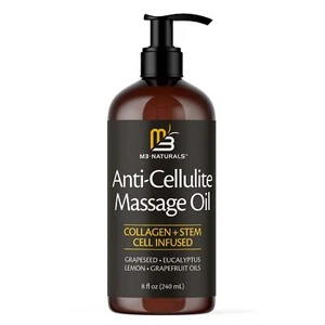 Anti Cellulite Massage Oil for Massage Therapy - Collagen and Stem Cell Skin - Picture 1 of 6