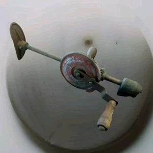 Hand Drill Chest Shoulder Knee Brace Vintage chuck frozen Needs Fix Made In USA - Picture 1 of 7