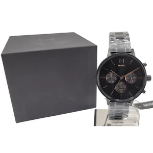 MVMT Nova Ladies Multifunction Black Stainless Bracelet 38mm Watch D-FC01-BL - Picture 1 of 12