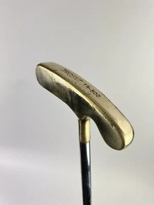 Brass Blade Golf Putter Trident TR-500 Two Way 34.5” Steel /New Grip /4665 - Image 1 of 4