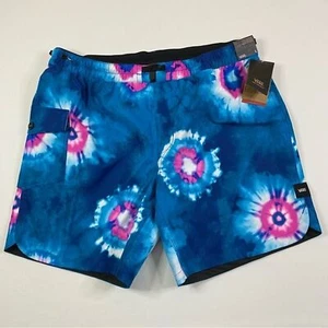 Vans Volley Shorts Men’s Large Colorful Tie-Dye Hippie Festival Swim Surf Beach - Picture 1 of 13
