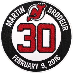 Martin Brodeur Retirement Ceremonie Neuf Jersey Devils Jersey #30 Patch (2016) - Picture 1 of 1