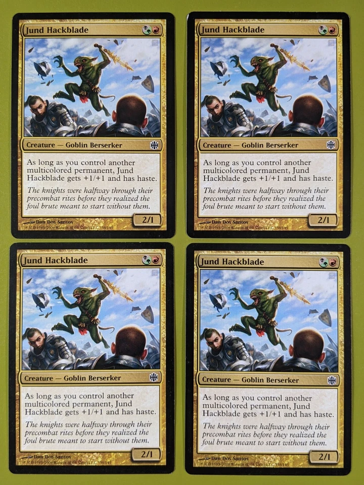 Jund Hackblade x4 Alara Reborn 4x Playset Magic the Gathering MTG  - Image 1 of 1