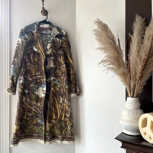 • Shirtaporter Italian Tropical Trench Coat • Size 42 / US Size 6 Made In Italy - Picture 1 of 13