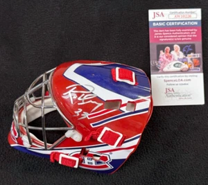 Richard Sevigny Signed Montreal Canadiens Mini Goalie Mask JSA COA - Picture 1 of 7