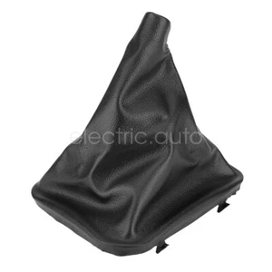 Leather Shifter Shift Knob Gear Gaiter Boot Cover For BMW E34 1988-1995 E36 E46 - Picture 1 of 12