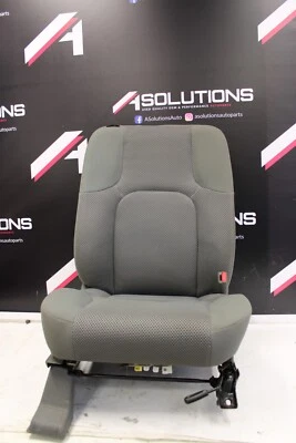 15 2015 NISSAN FRONTIER FRONT MANUAL BUCKET SEAT GRAY CLOTH RIGHT PASSENGER - Image 1 of 4