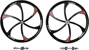 CDHPOWER 26" Bike Mag Wheel Set/Magnesium Wheel Rim Front &Rear-MTB Road Bicycle - Picture 1 of 25