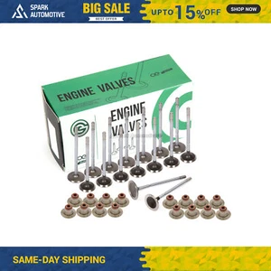 Intake Exhaust Valves w/ Seals Fit Dodge Mitsubishi Eagle Plymouth 2.0 2.4 DOHC - Picture 1 of 7