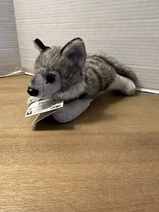 Wildlife Artists Conservation Critters grauer Wolf Plüschtier kleines Stofftier 9 Zoll - Bild 1 von 5