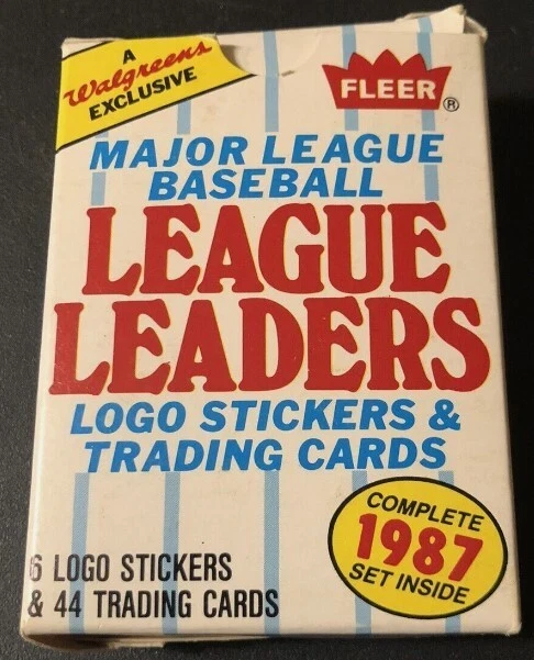 1987 Fleer League Leaders Baseball Set Walgreens Exc. - You Pick the Cards NM/MT - Image 1 of 1