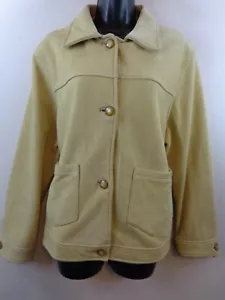 Neiman Marcus Jacket Women's M Tan 100% Leather Bomber Lined - Picture 1 of 15