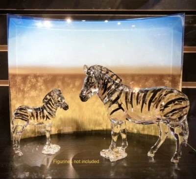 swarovski Scs zebra Wild Life crystal display Read Description - Image 1 of 3