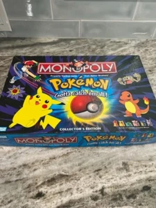 Hasbro POKEMON Vintage 1998 Collector Edition Monopoly Board Game - Picture 1 of 6