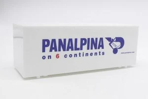 D009.1 HERPA LKW Koffer-Wechselbrücke Aufbau Ladegut, 8,6cm, Panalpina BESCHREIB - Bild 1 von 5