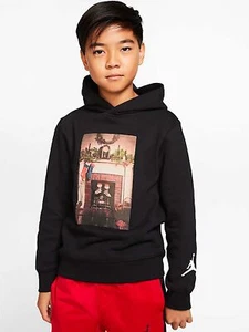 Jordan Christams Boys Sweatshirt - Black - Picture 1 of 3