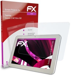atFoliX Glass Protector for Toshiba Encore 2 WT10-A-102 9H Hybrid-Glass - Picture 1 of 8