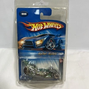 Hot Wheels Rebel Rides 5/5, 2005-080 Fright Bike Green ~ NEW SEALED - Picture 1 of 7