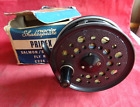 A SUPER BOXED VINTAGE  3 3/4" BOXED J W YOUNG PRIDEX SALMON/SEA TROUT FLY REEL
