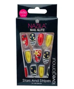 Nazila Nail Glitz Love Glamour Stars And Stripes - Picture 1 of 2