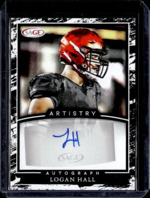 2022 SAGE #A-LH Logan Hall Autographs Black - Image 1 of 2