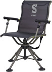Shooting Chair | Ideal For Hunting Blinds | Wide Feet For Uneven Ground Or Mud,