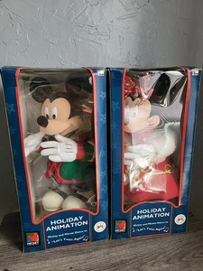 VTG Santa's Best Mickey, Minnie“Let’s Twist Again” MICKEY Only Sing,Minnie As is - Picture 1 of 24
