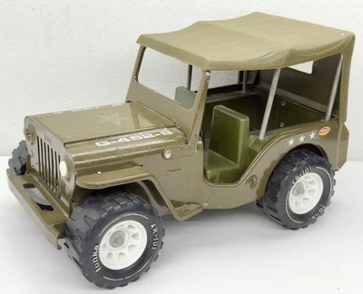 Vintage 1970’s TONKA G-452-8 Military Army Jeep Canopy Pressed Steel XR-101 READ - Image 1 of 4