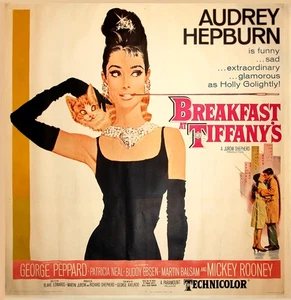 FRÜHSTÜCK BEI TIFFANY'S (1962) Sechsblatt Poster mit Robert McGinnis Kunstwerk - Bild 1 von 1