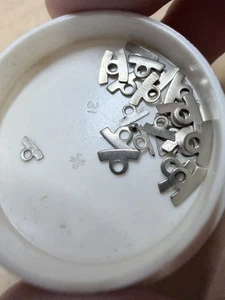 Tin Of Watch Parts Movement Holders For American Etc From Watchmakers Lot P26 - Picture 1 of 2