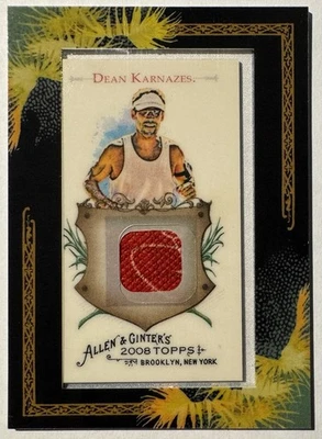 Dean Karnazes Running Shoe Swatch 2008 Topps Allen & Ginter Relics AGR-DK - Image 1 of 2