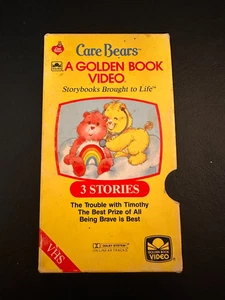Vintage-1986-VHS-A Golden Book Video-Care Bears 3 Stories [Animation Cartoons] - Imagen 1 de 4