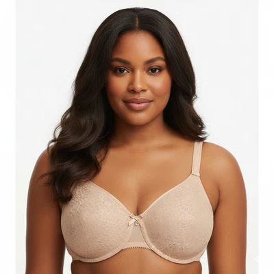 Sujetador Wacoal 1891 Ultra E 38DD Desnudo Sin Costuras Con Aros Cobertura Completa Soporte Foto 1 de 2