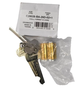 Ilco C28026-BA-26D-02+1 SFIC kombinierter Baukern 6 Pin Best A Keyway - Bild 1 von 7