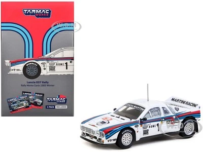 LANCIA 037 #1 WINNER RALLY MONTE CARLO '83 1/64 TARMAC WORKS T64P-TL002-83RMC01 - Image 1 of 4