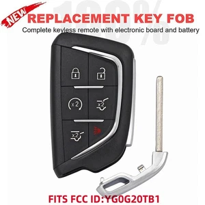 FOR 2021-2025 CADILLAC ESCALADE 6B SMART KEYLESS PROXIMITY REMOTE FOB YG0G20TB1 - Picture 1 of 7