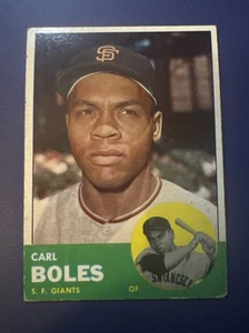 1963 Topps #428 Carl Boles RC San Francisco Giants Outfielder *Envío gratuito* - Imagen 1 de 2