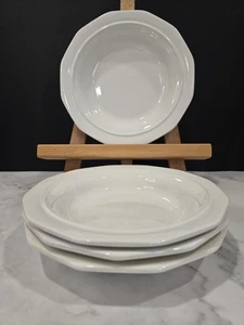 Pfaltzgraff Heritage Set di 4 ciotole per pasta insalata zuppa con bordo bianco 8,5" - Foto 1 di 8
