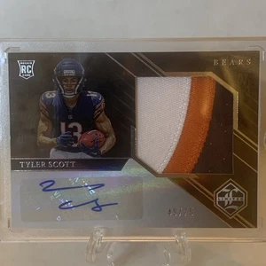 2023 Panini Limited Tyler Scott RPA /75  Tri Color  RPA Chicago Bears - Picture 1 of 3