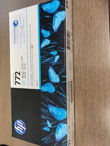 HP ink cartridge 772 Light Cyaan 300 ml CN632A - Afbeelding 1 van 3