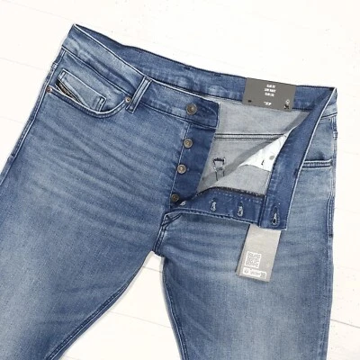 ⭐️ Vaqueros Diesel Tepphar RB066 Slim Fit Stretch vintage azul envejecido W33 L32 Foto 1 de 4