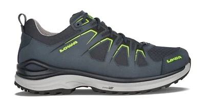 Lowa Innox Evo GTX LO All Terrain Trekkingschuhe blau stahlblau limone Gore-Tex