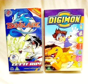 Digimon | Beyblade (1997) | VHS | Collection | TV Shows | TV Series | Cartoon |  - Picture 1 of 24