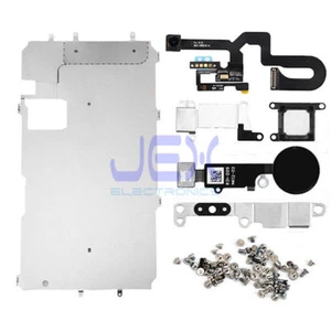 Kit de réparation d'écran LCD ensemble de pièces pour plaque iPhone 7 Plus, maison, appareil photo, haut-parleur - Photo 1/8